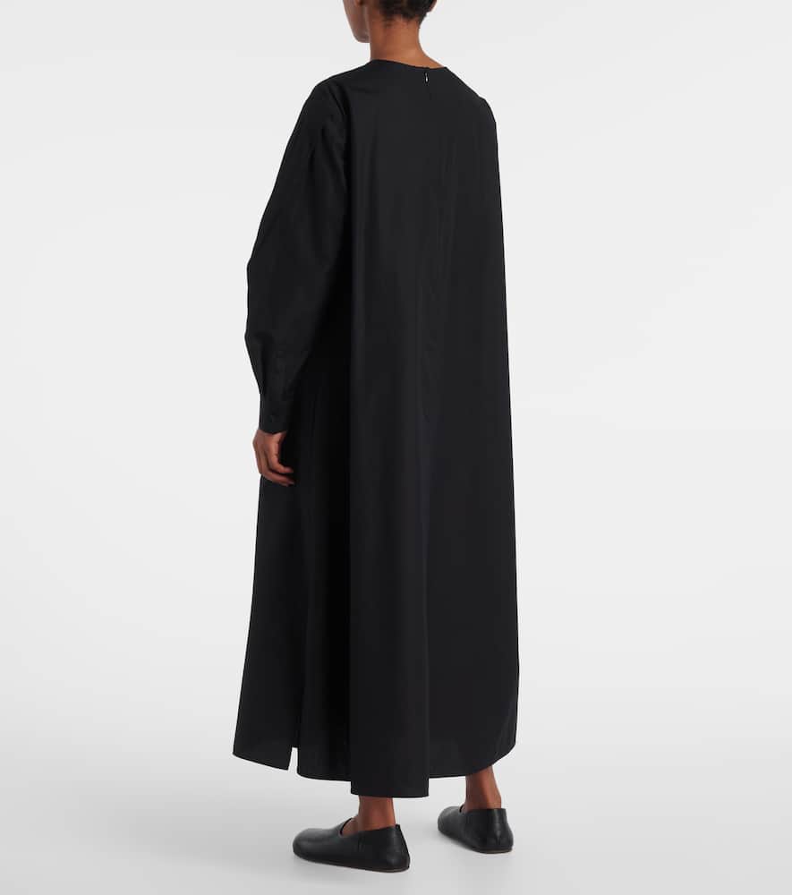 Liriche cotton poplin midi dress