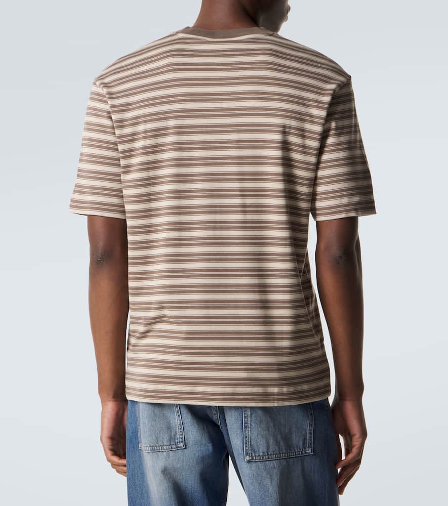 Striped cotton jersey T-shirt