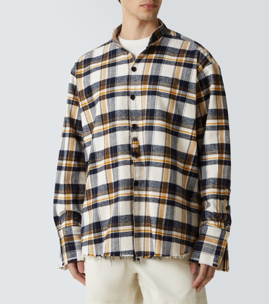 Plaid cotton shirt