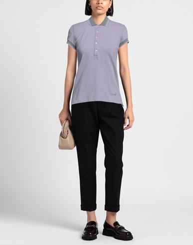 Jacob Cohёn Woman Polo shirt Lilac Size XS Cotton, Elastane