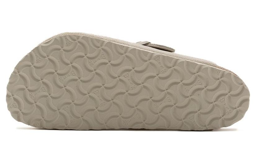 Boston Suede Leather Sandals 'Antique White'