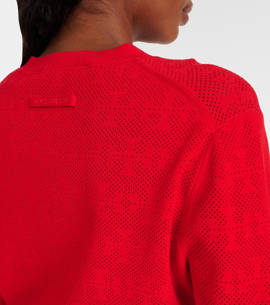 T Monogram jacquard cardigan