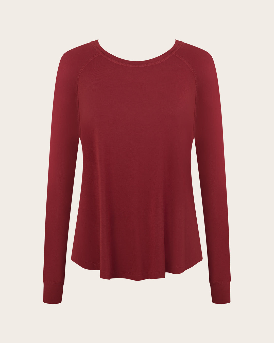 Goodnight Raglan Sleep Top - Ruby