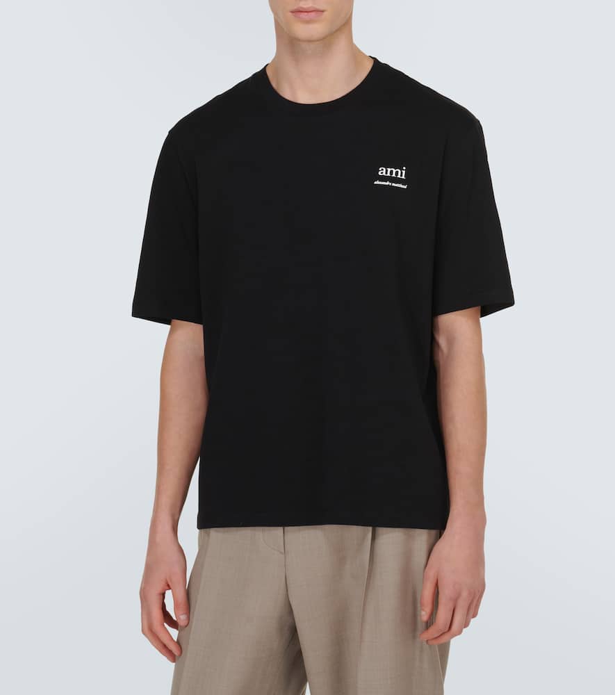 Ami Paris Logo cotton jersey T-shirt