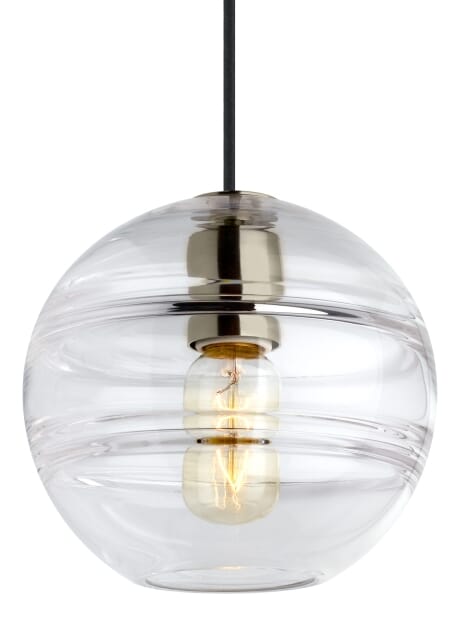 Satin Nickel LED Pendant from the Sedona Collection