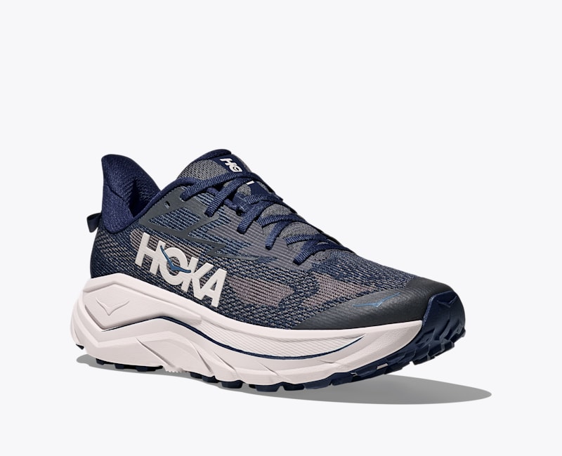 HOKA Men's Challenger 8 Shoes in Midnight Blue/Grout