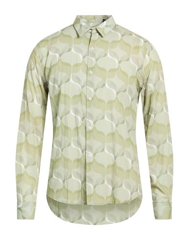 Man Shirt Sage green Size XXL Viscose