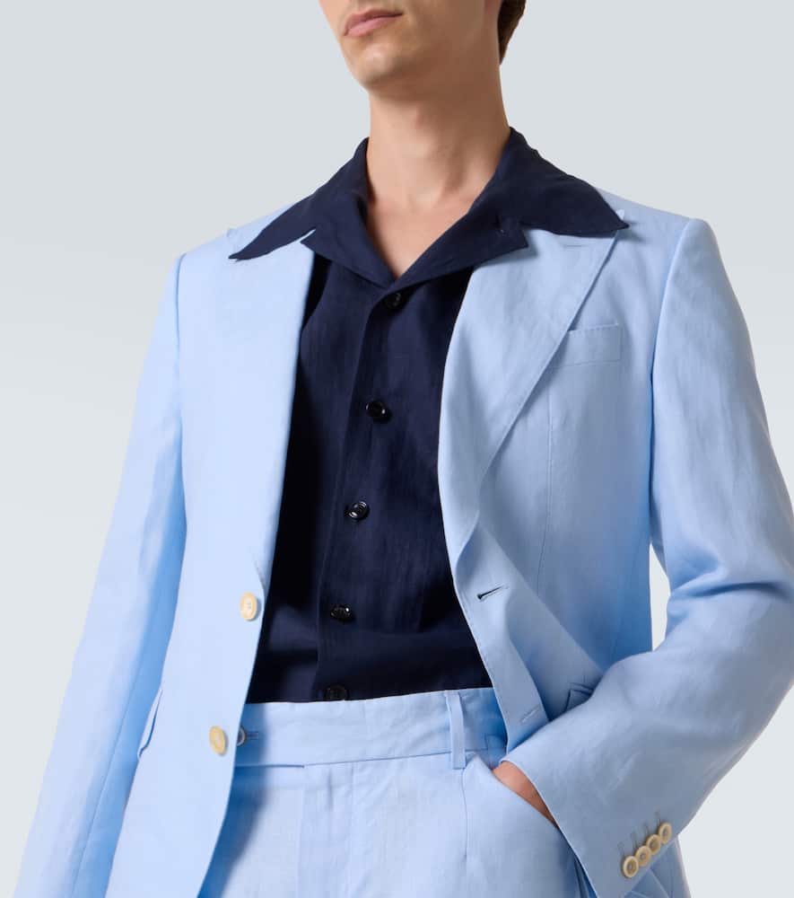 Sicilia linen blazer