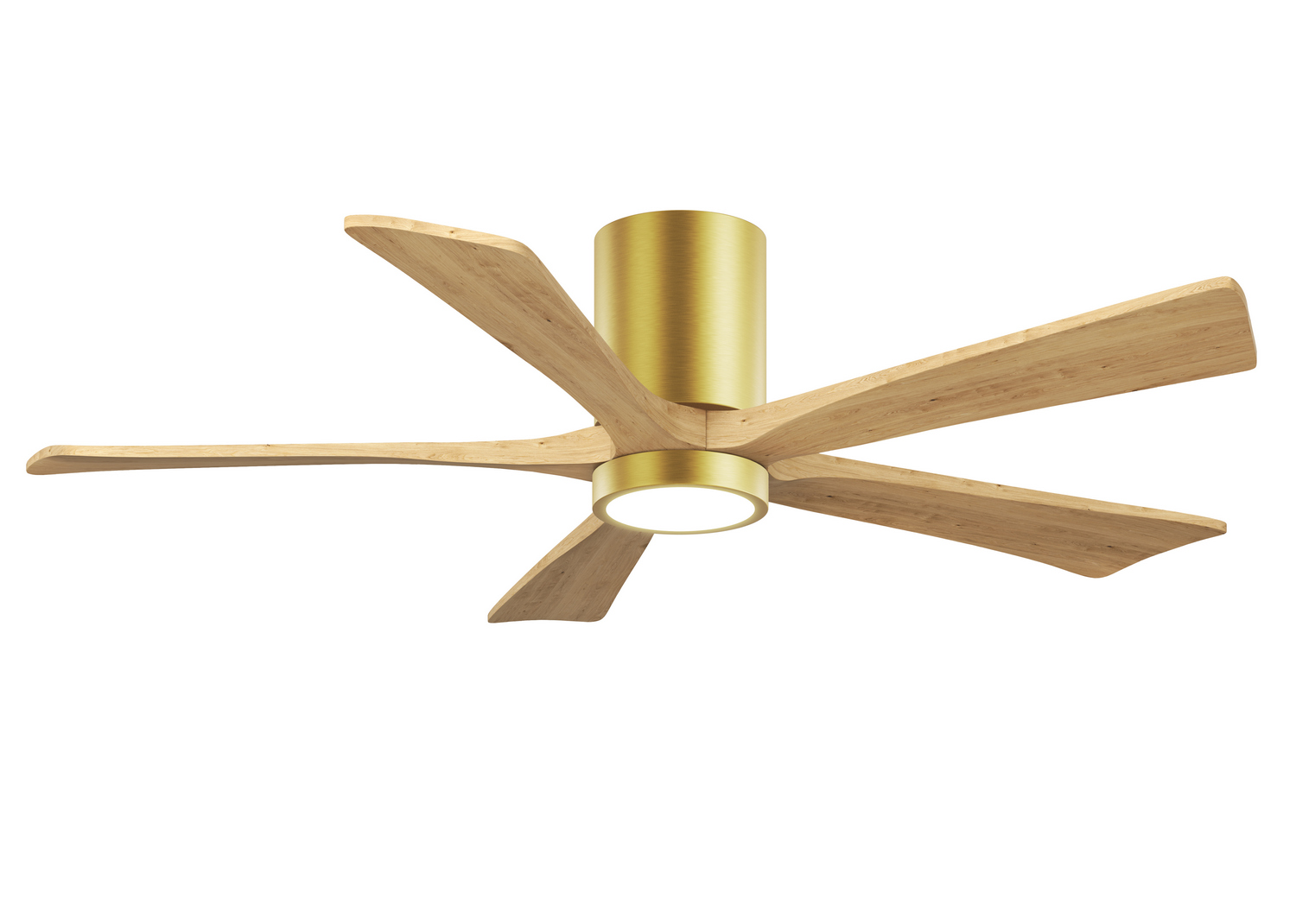 Brushed Brass 52" Ceiling Fan from the Irene-5HLK Collection