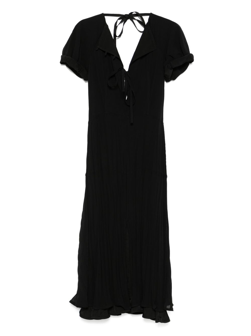 Jil Sander layered maxi dress - Black