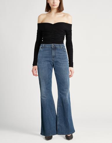 Woman Jeans Blue Size 30 Cotton, Elastomultiester, Elastane