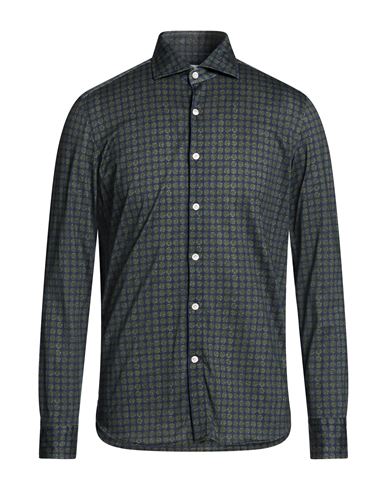 Man Shirt Navy Size 15 ½ Cotton
