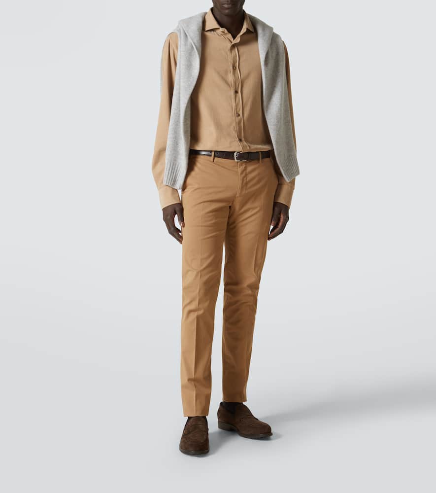 Cotton-blend chinos