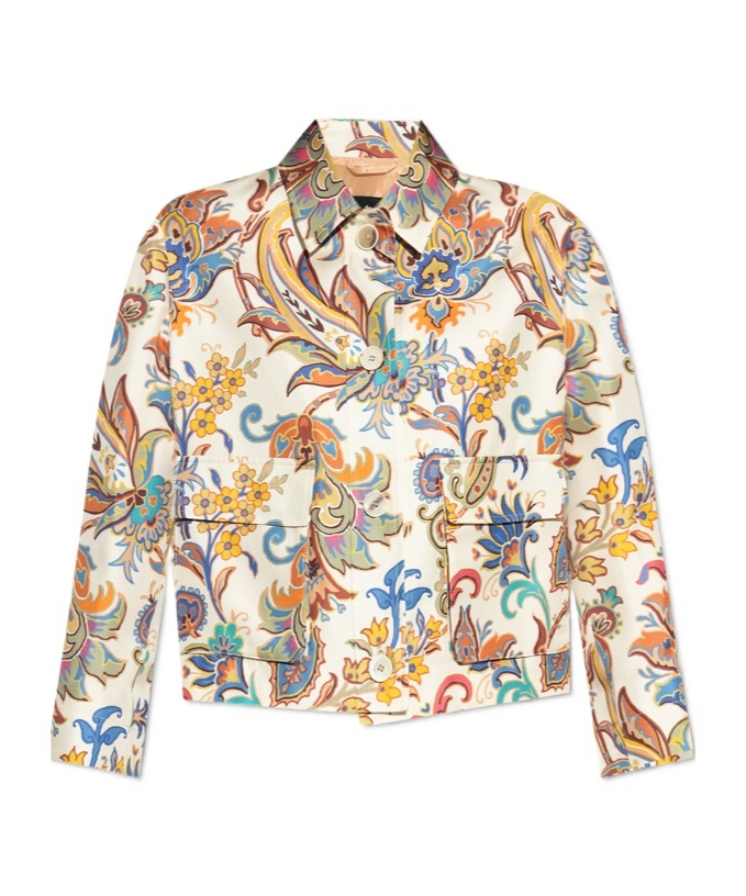 Patterned casual jacket