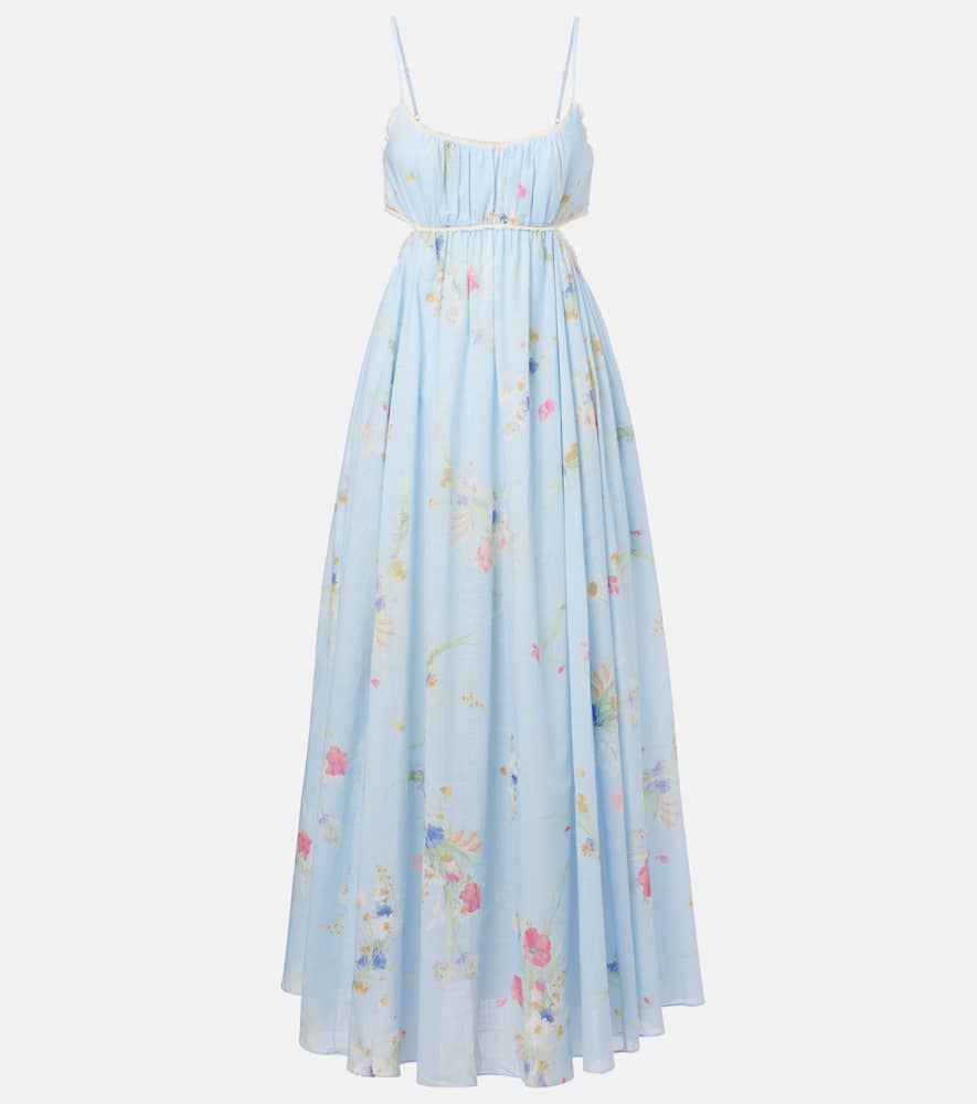 Zimmermann Lucky Picnic floral cotton maxi dress