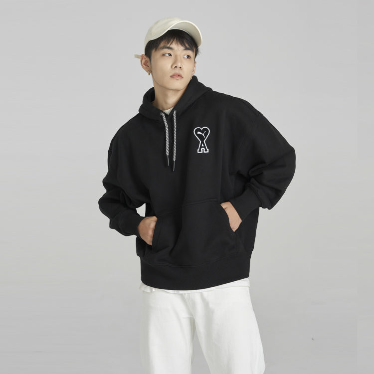 X Ami Hoodie 'Black'