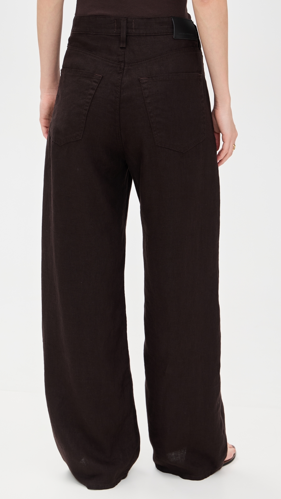 Citizens of Humanity Brynn Drawstring Trousers Chocolate