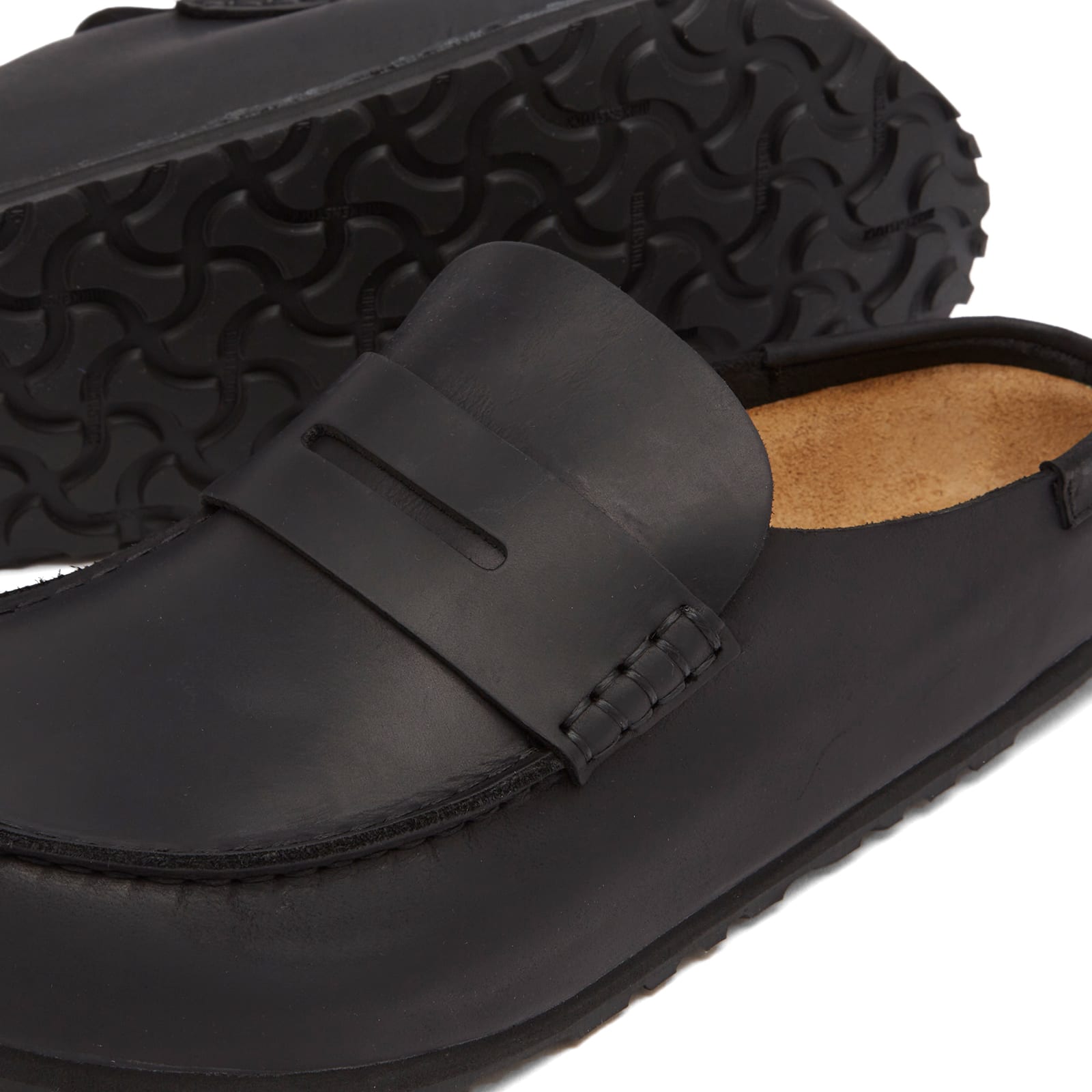 Birkenstock Men's Naples in Black Oiled Leather