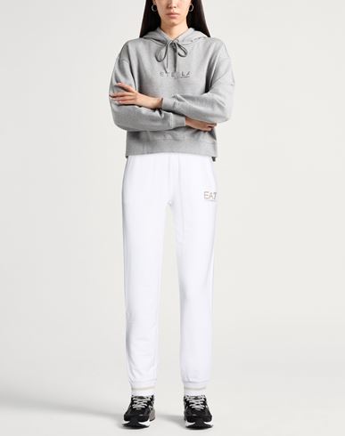 Woman Pants White Size XS Cotton, Elastane, Polyester, Metallic fiber