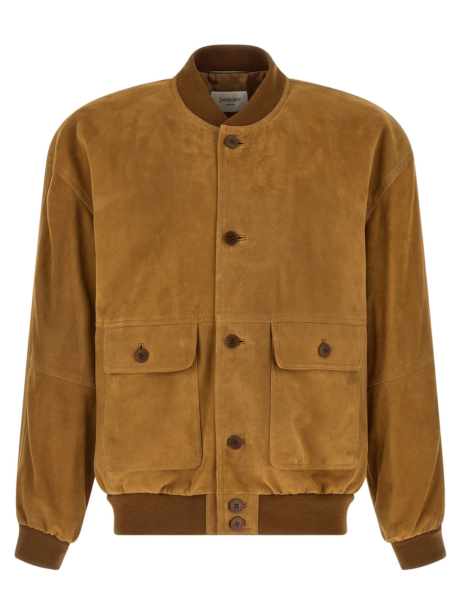 Suede Bomber Jacket