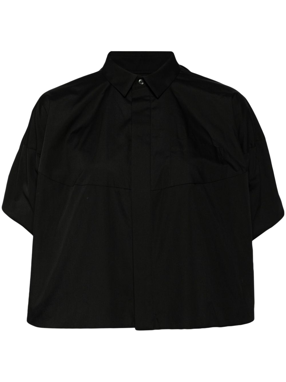 Stripe poplin shirt - Blue