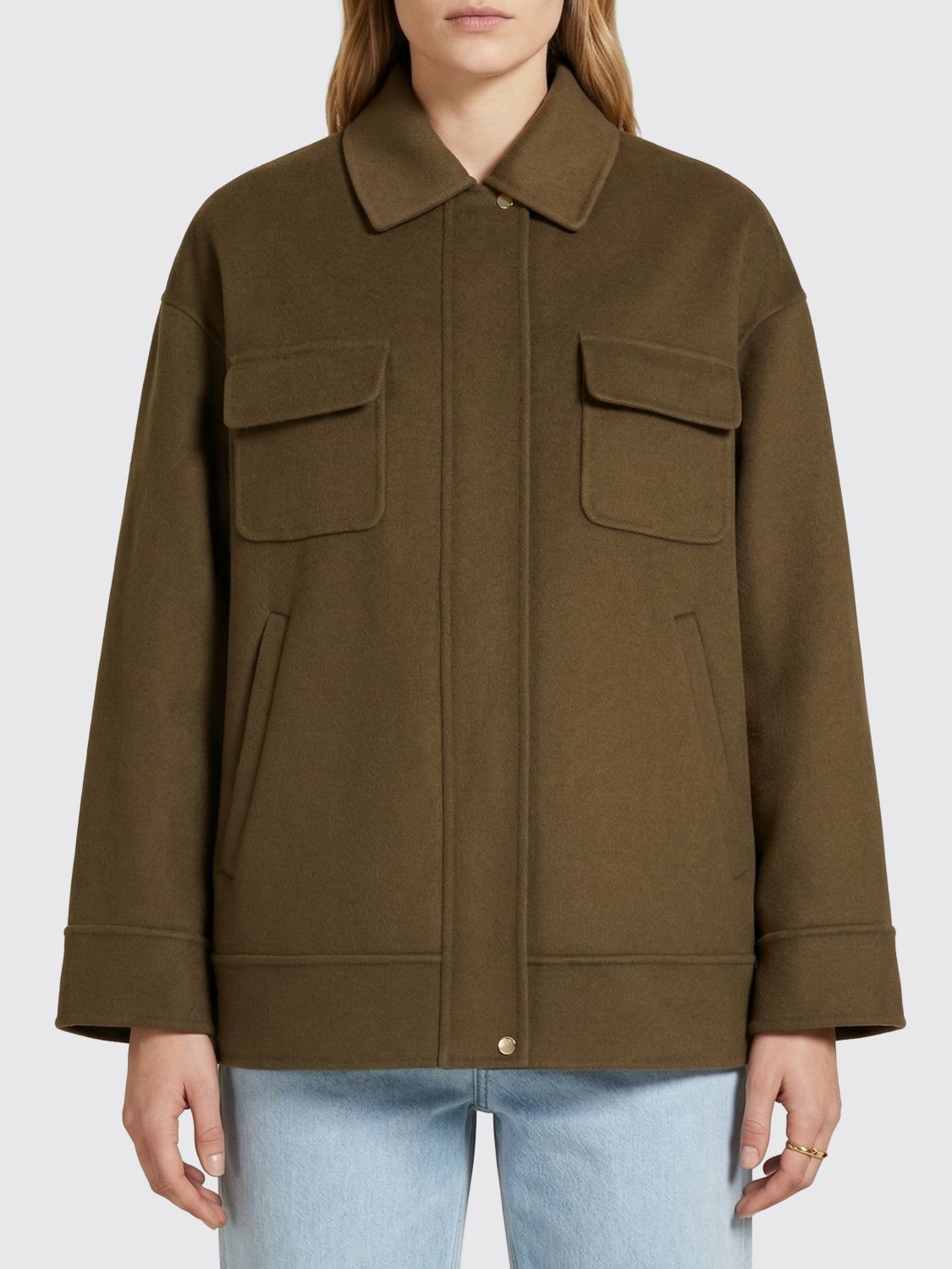 Jacket Woman color Green
