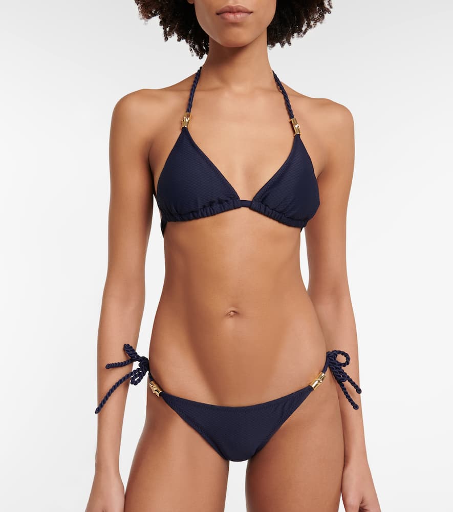 Core self-tie bikini bottoms