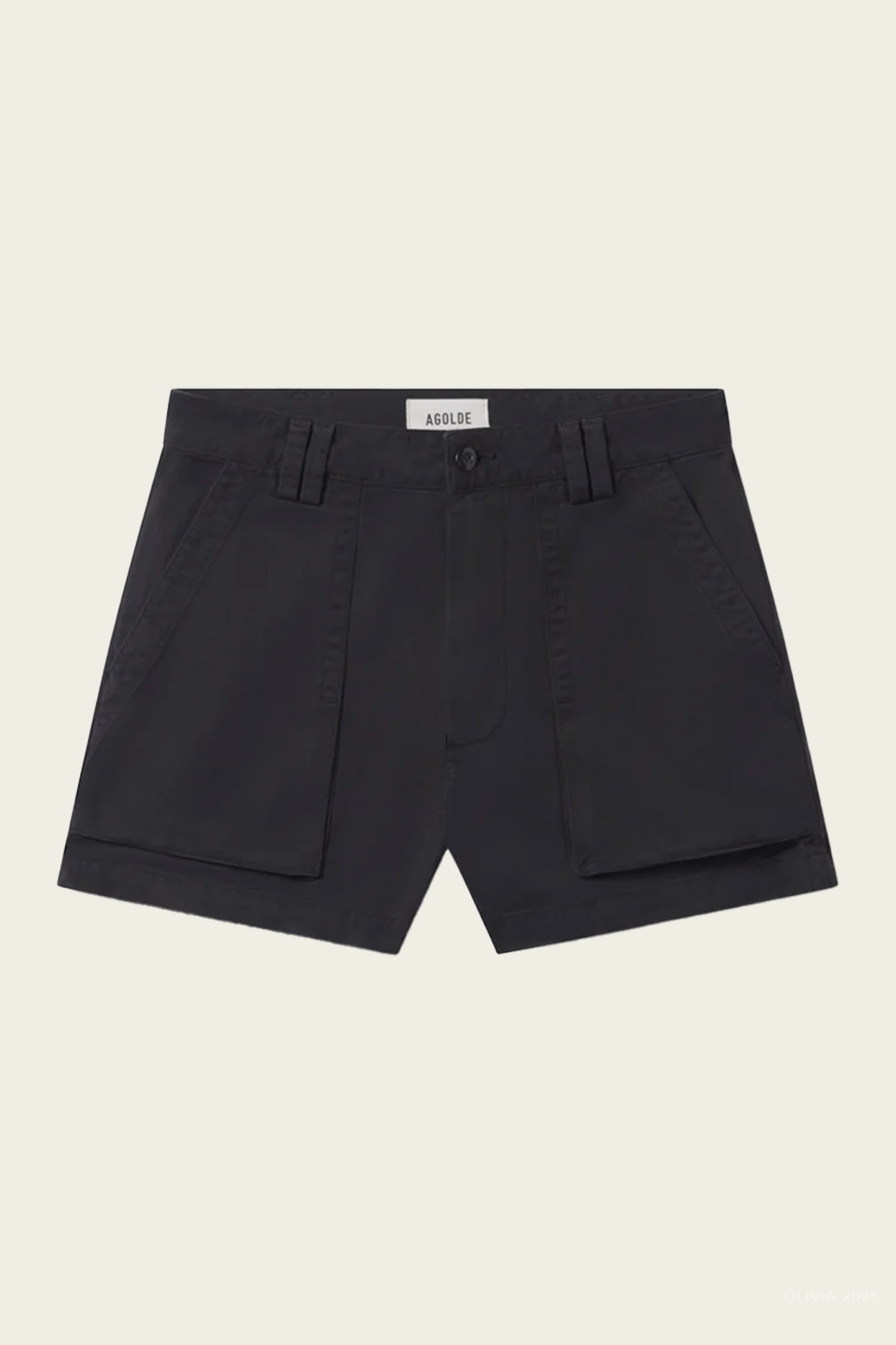 Kiva Cargo Short in Washed Black