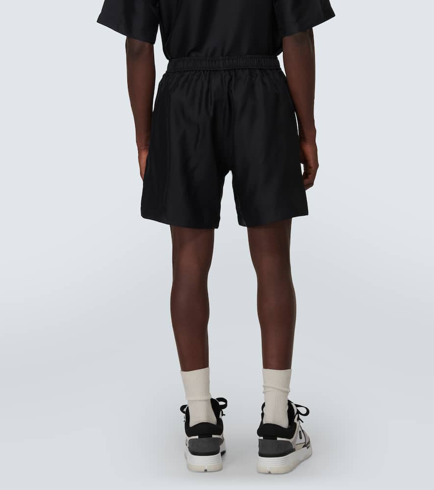 Diamond silk shorts