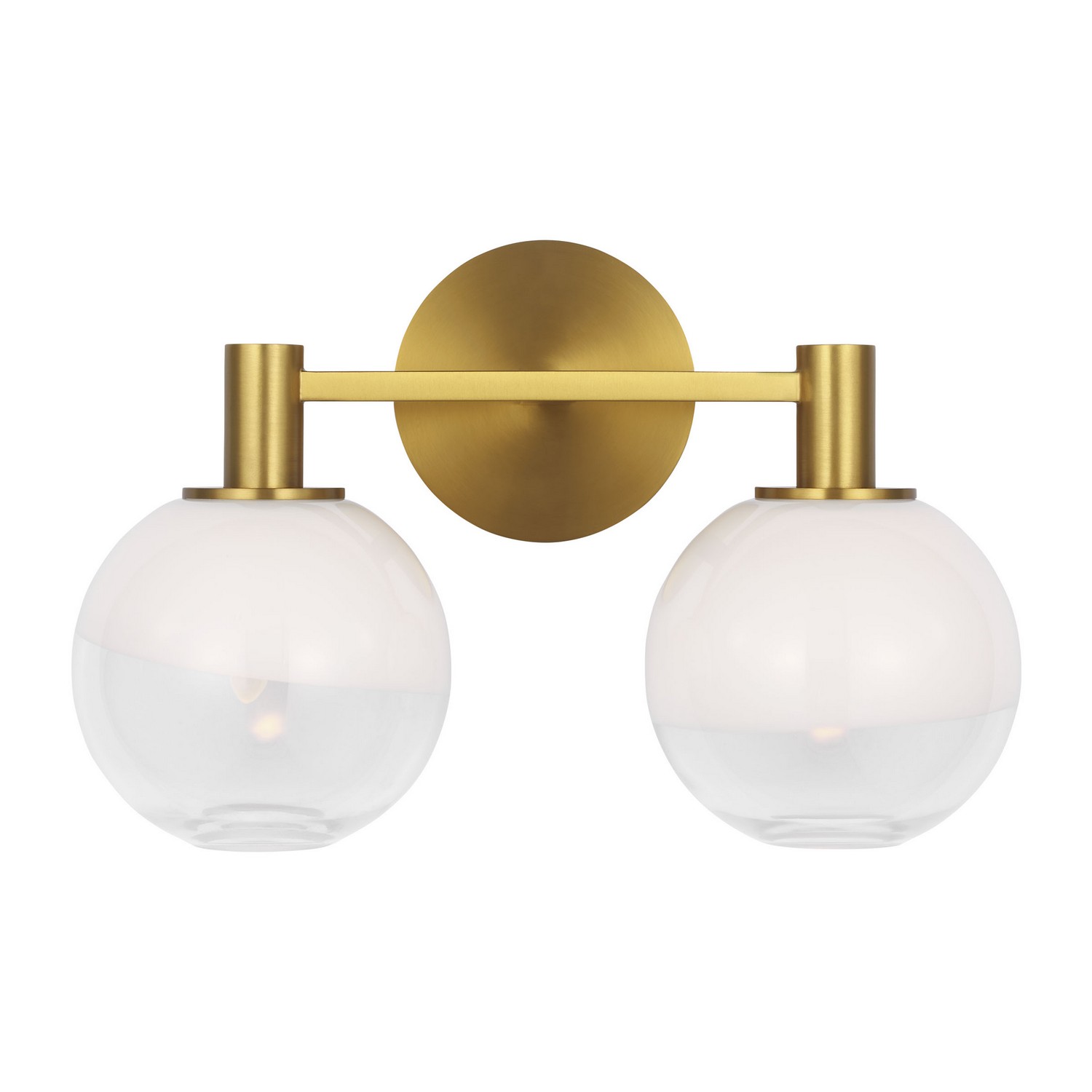 Burnished Brass Bathroom Vanity Light from the Torian Collection