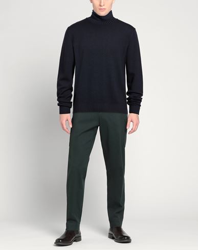 Man Turtleneck Midnight blue Size 42 Merino Wool