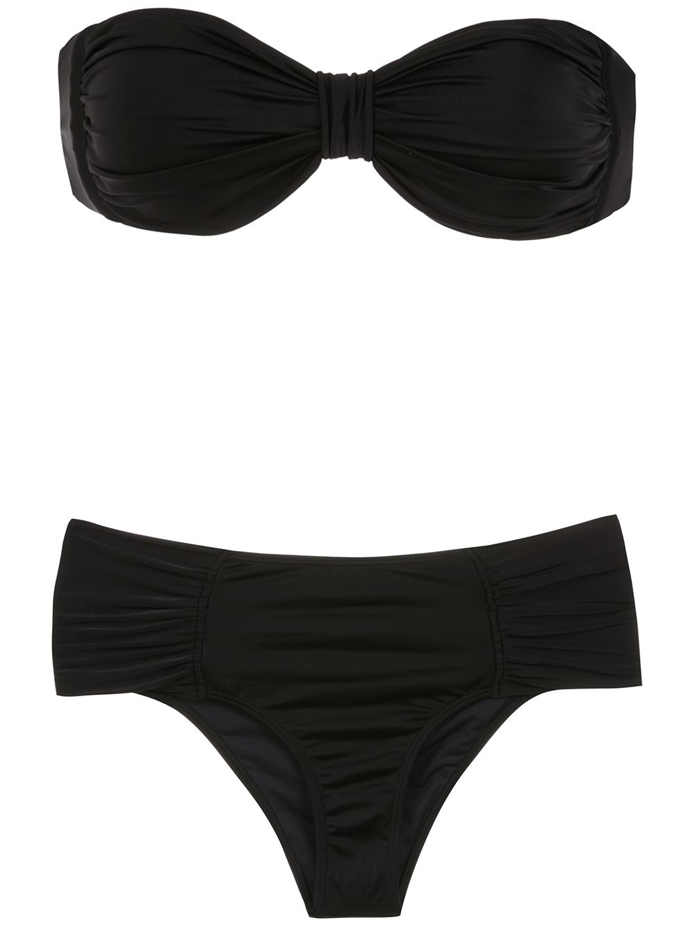Strapless bikini set - Black