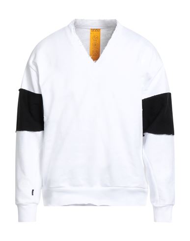 Man Sweatshirt White Size M Cotton