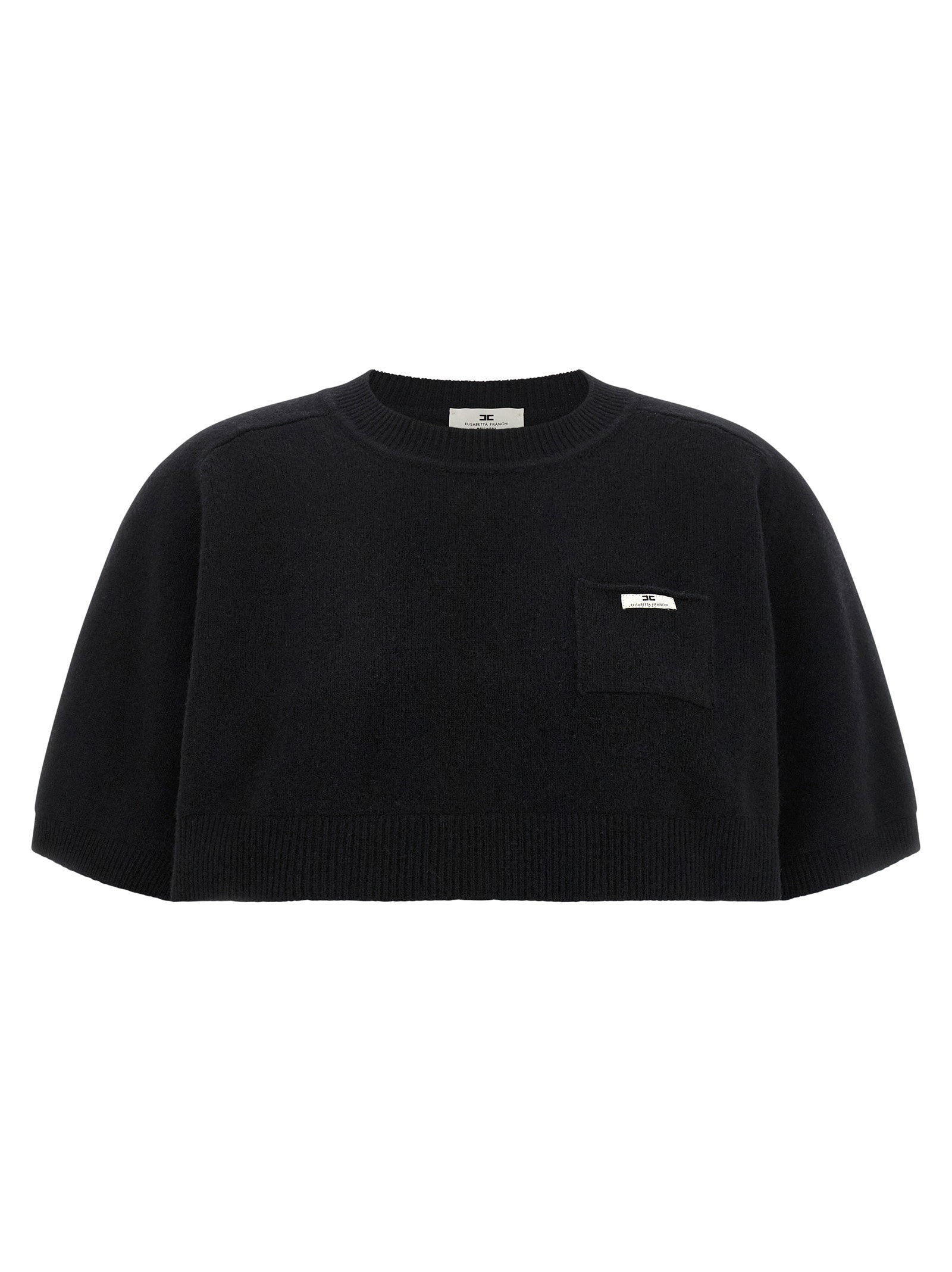 Wool and Cashmere Blend Sweater — Black