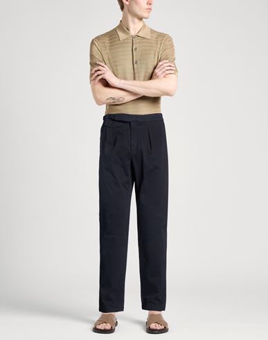 Man Pants Midnight blue Size 36 Cotton, Elastane