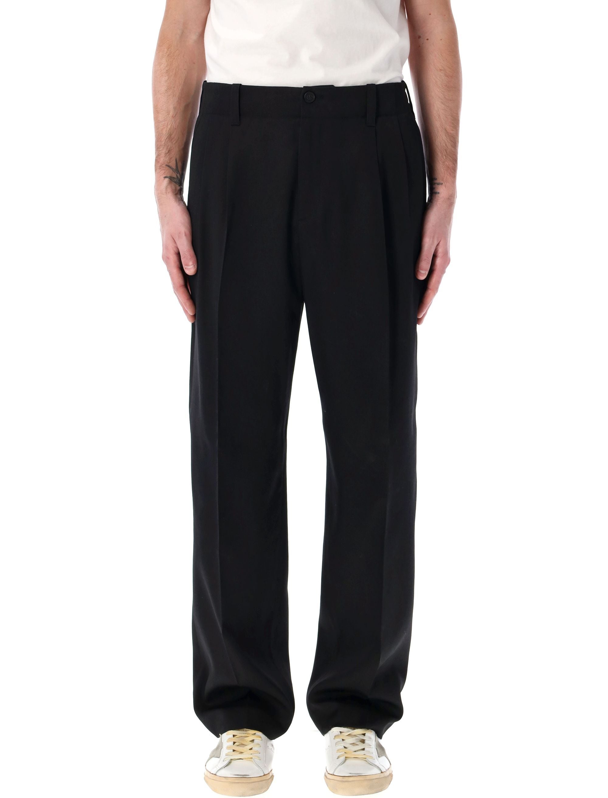 Loose-Fit Tailored Trousers - Size 50