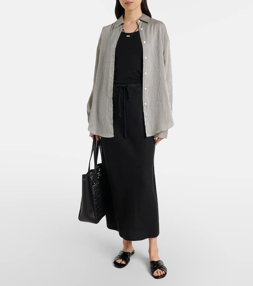 Beka linen maxi skirt