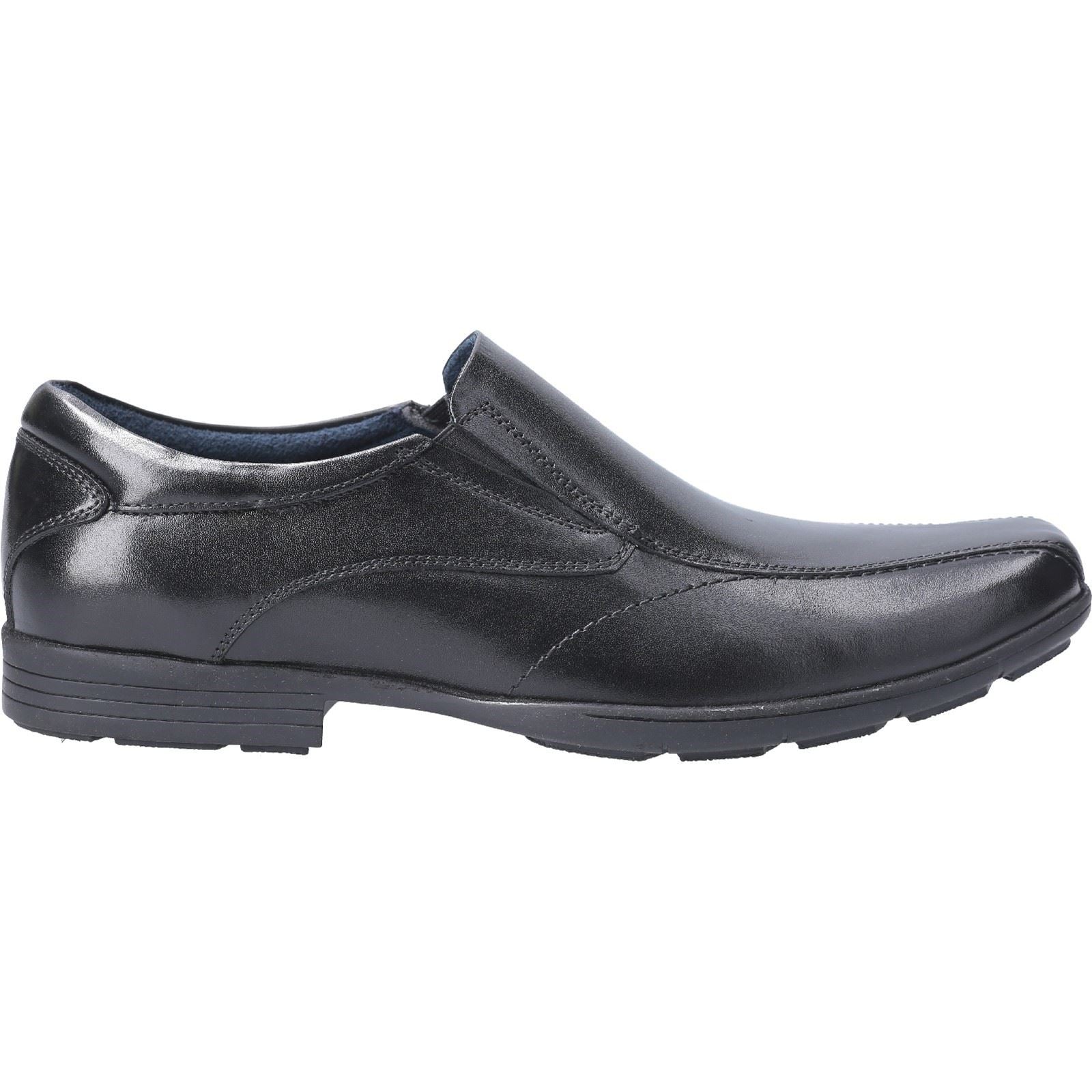 Pod Dundee Leather Youth Black Shoe