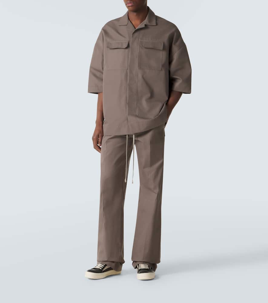Dietrich cotton-blend straight pants