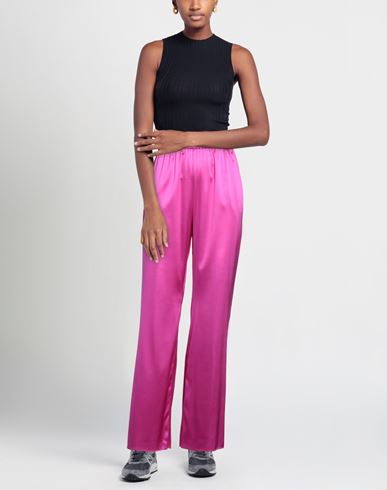 Purotatto Woman Pants Purple Size 8 Silk, Elastane