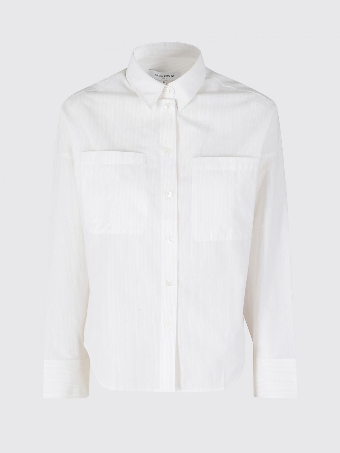 MAISON KITSUNÉ Shirt Woman color White