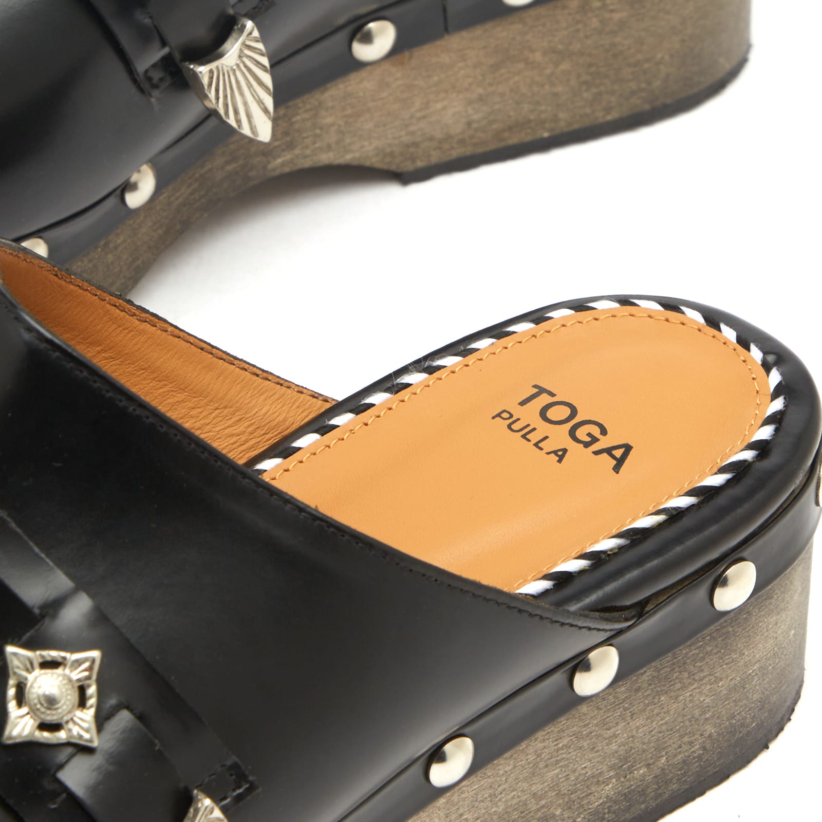 Women's Studded Clog in Black