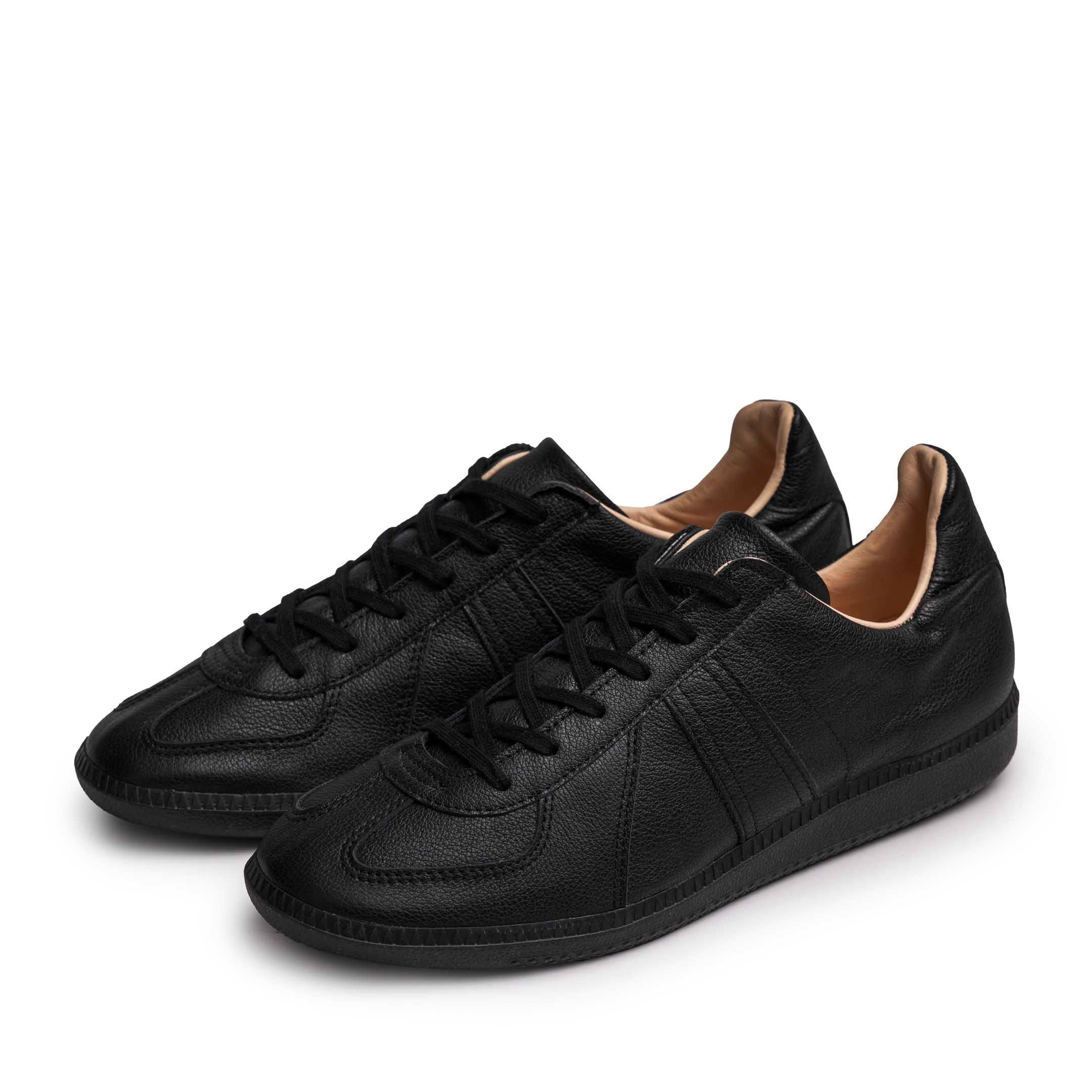 German Army Trainer (GAT) Sneaker All Black Leather