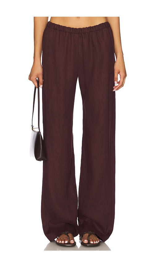 Enza Costa HOSEN EVERYWHERE in Wine. Größe 3. Also in 0