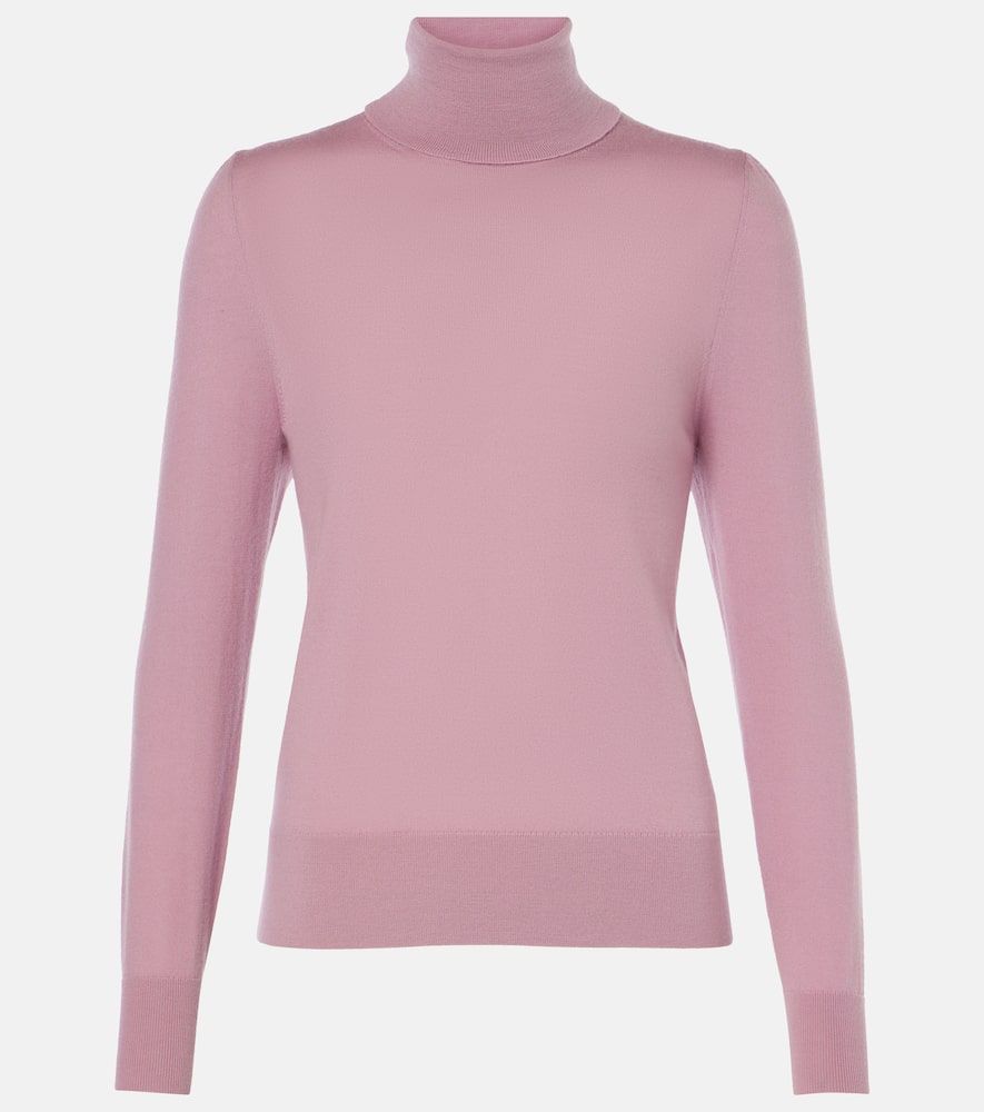 Wool turtleneck sweater