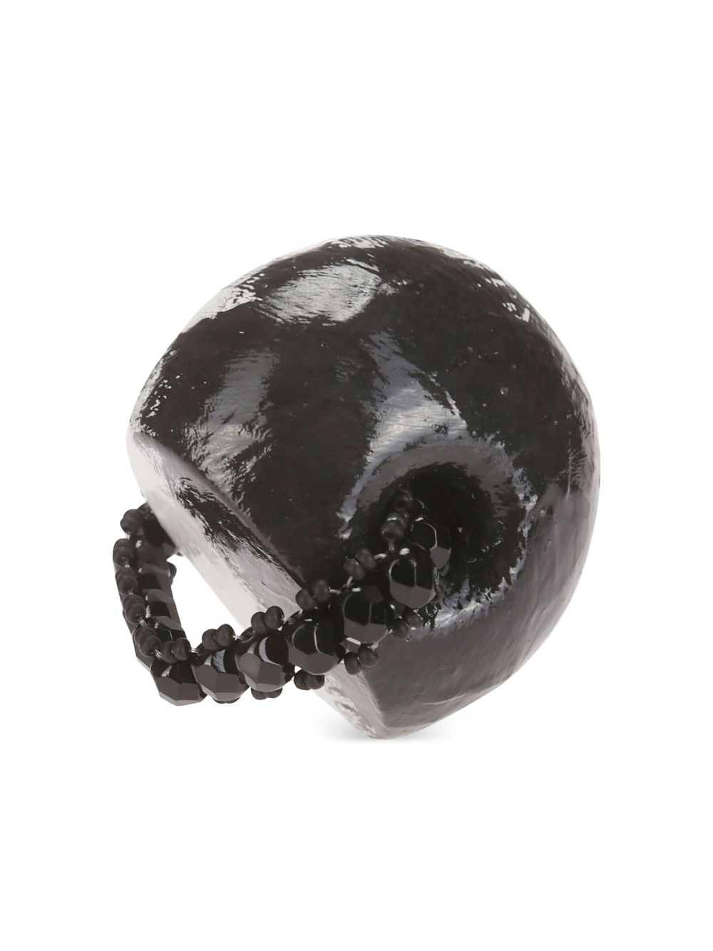 Beaded ring - Black