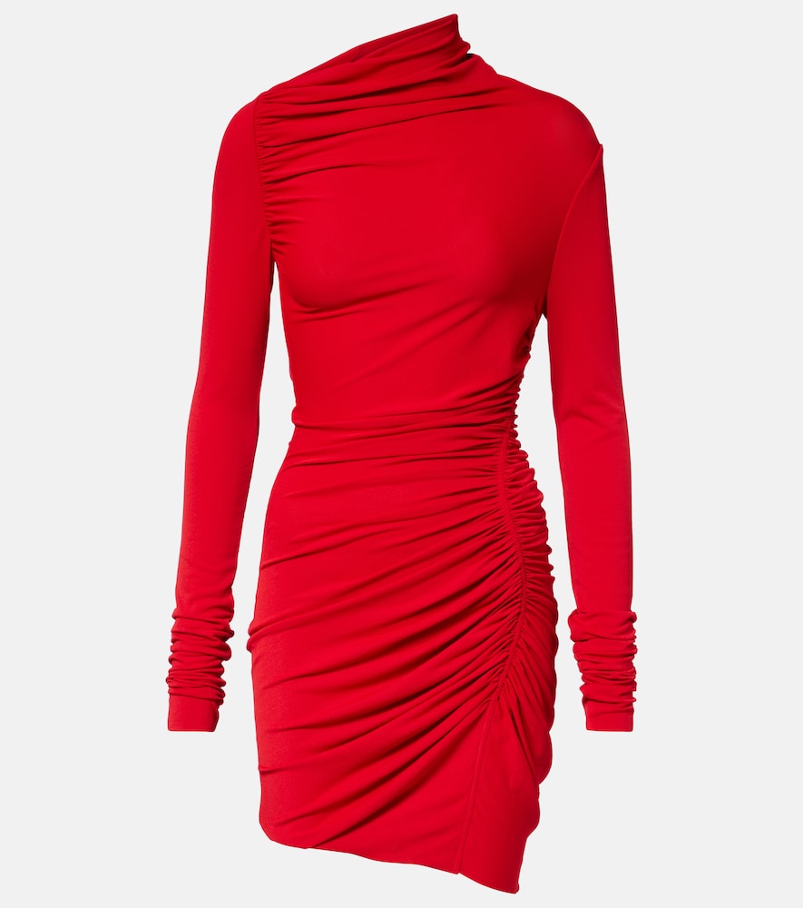 Lilies Svita jersey ruched minidress