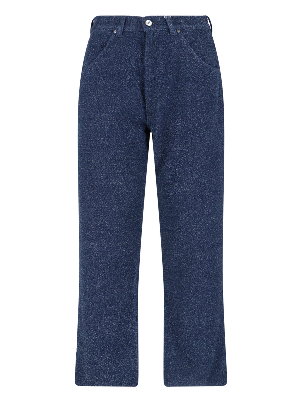 Men's Cotton-Blend Trousers with Stretch Fit