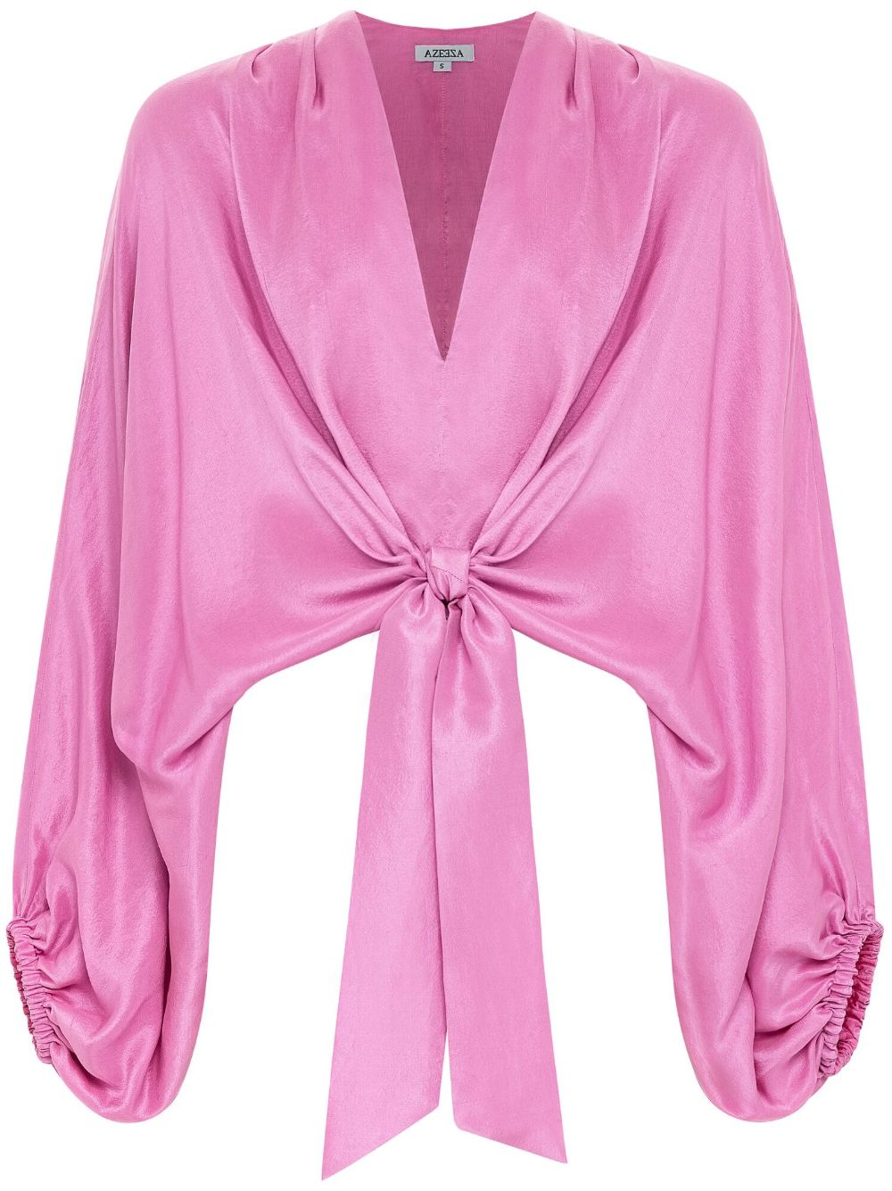 Culhane twisted silk blouse - Pink