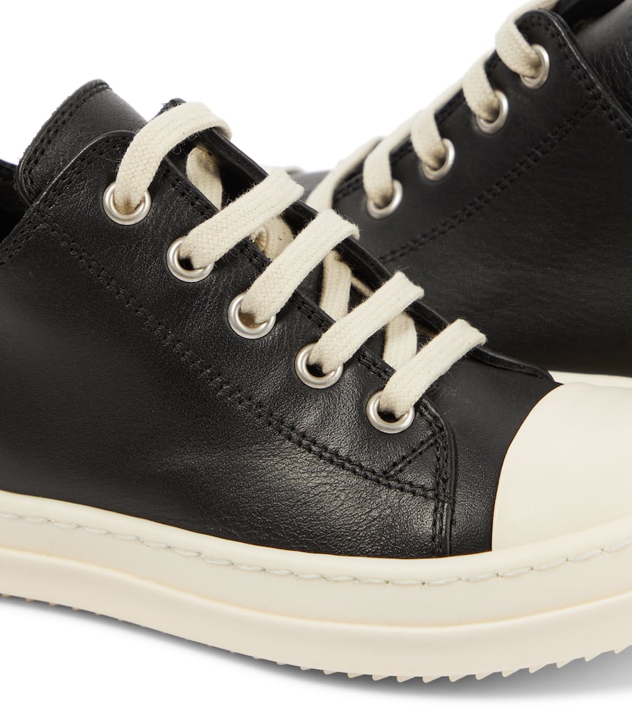Rick Owens Kids Strobe leather low-top sneakers